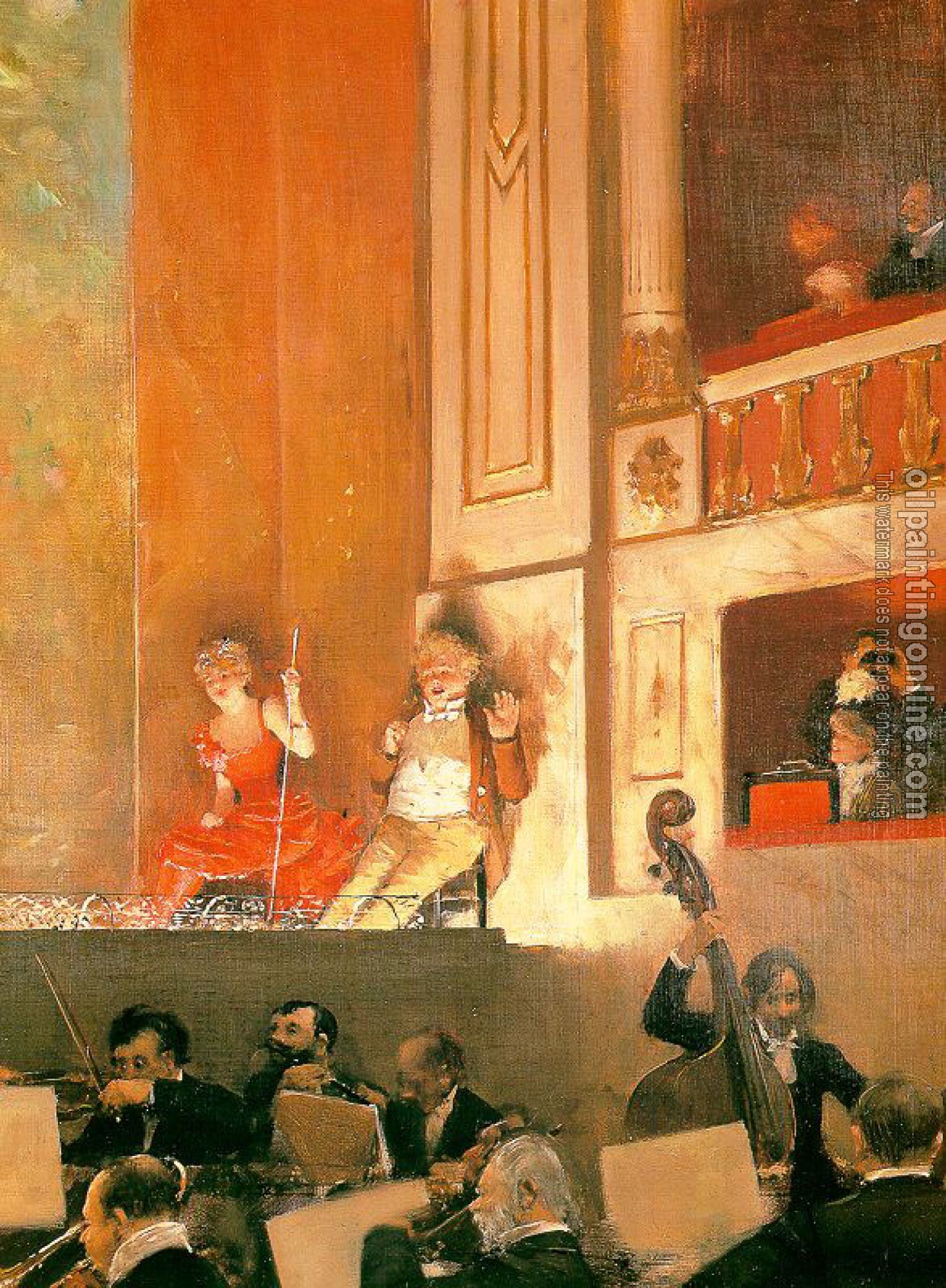 Jean Beraud - Representation at the Theatre des Varietes